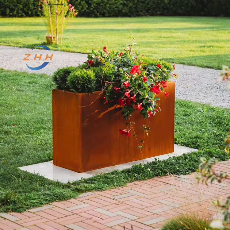 Corten Steel Garden Planter/Art Decoration/Flower Pot/Gazebo/Home Decor