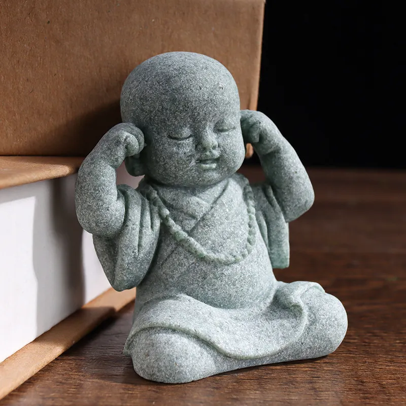 Resin Monk Ornament 3