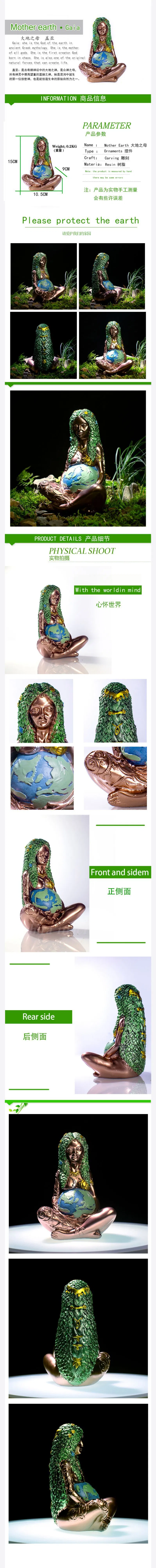 Gaia Ornament Mother Earth