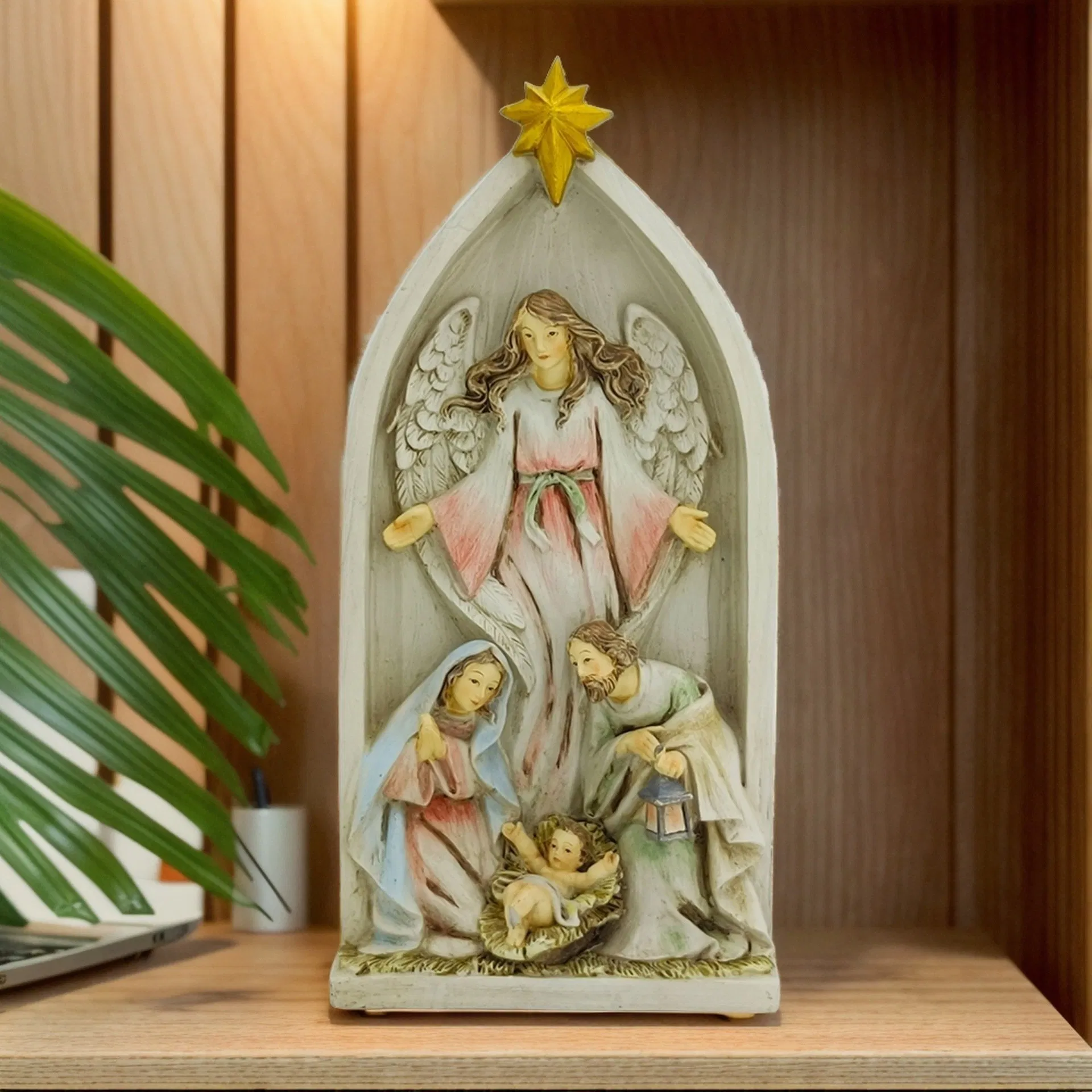 26cm 10.2inch Character Ornaments Easter Day Memorial Gift Desktop Decoration Resin Ornaments Christmas Guardian Birth