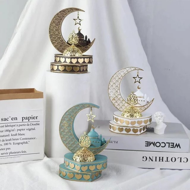 Arabia Incense Burner Moon Incense Burner Resin Middle East Candle Holder Ornaments
