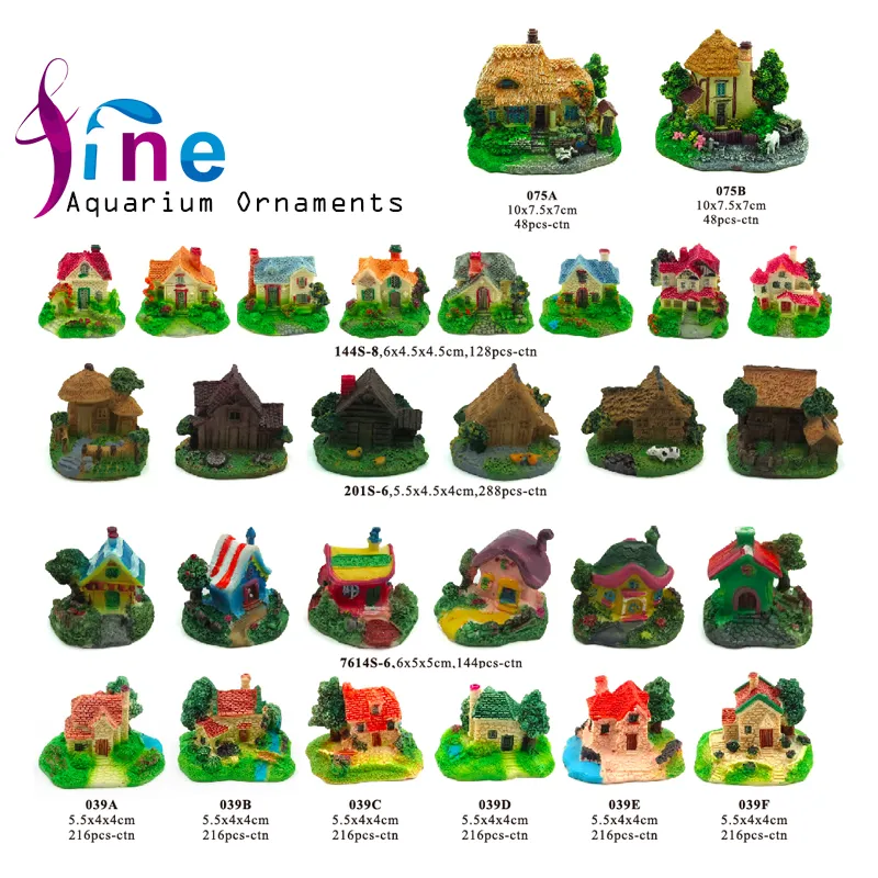 Aquarium Ornament House