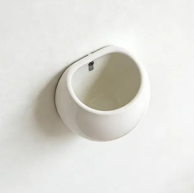 Wall Mounted Ceramic Planter