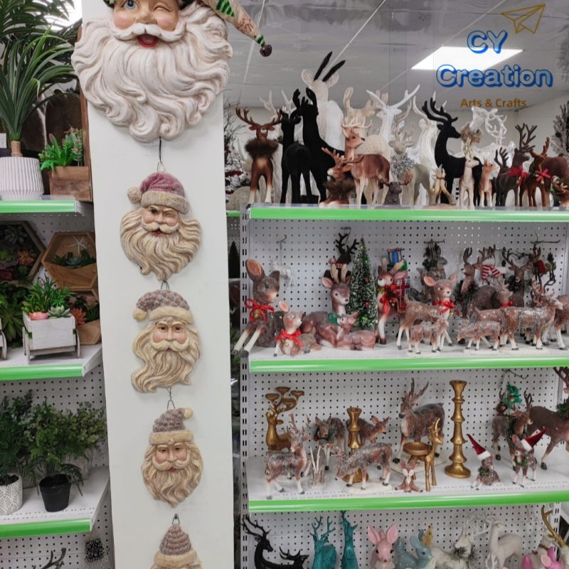 High Quality Home Decoration Craft Deer Statue Home Decoration Resin Christmas Elk Ornament