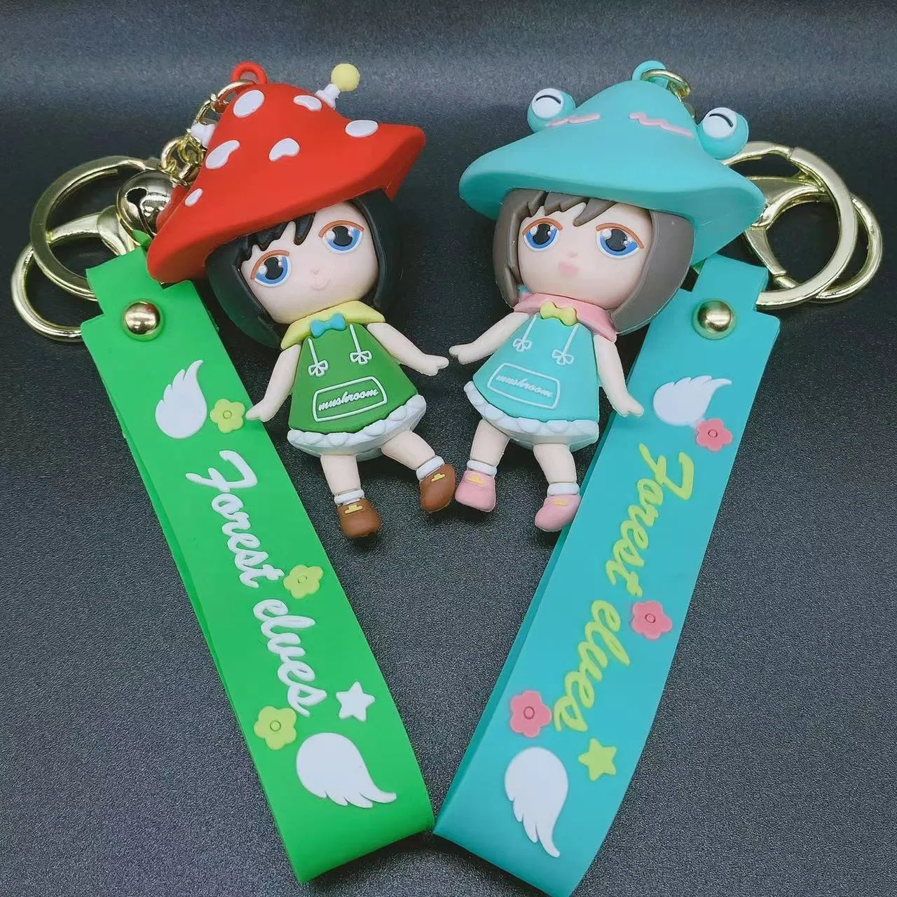 Custom Logo 2D/ 3D Souvenir Silicone Key Ring Designer Car Decoration Accessories Soft Plastic PVC Rubber Keychain for Promotion Gift