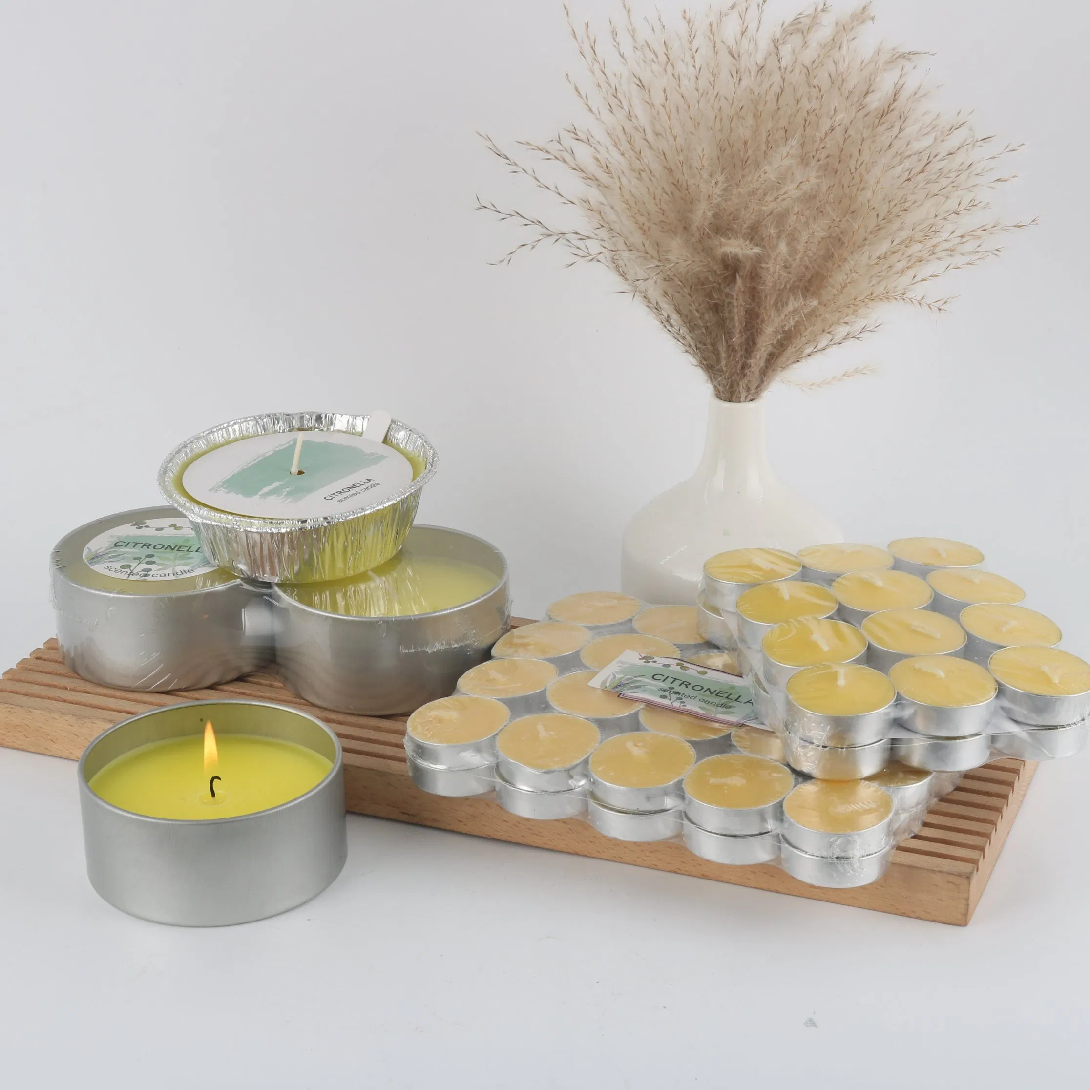 Handmade Tin Candle Gift Box with Aromatherapy Fragrances