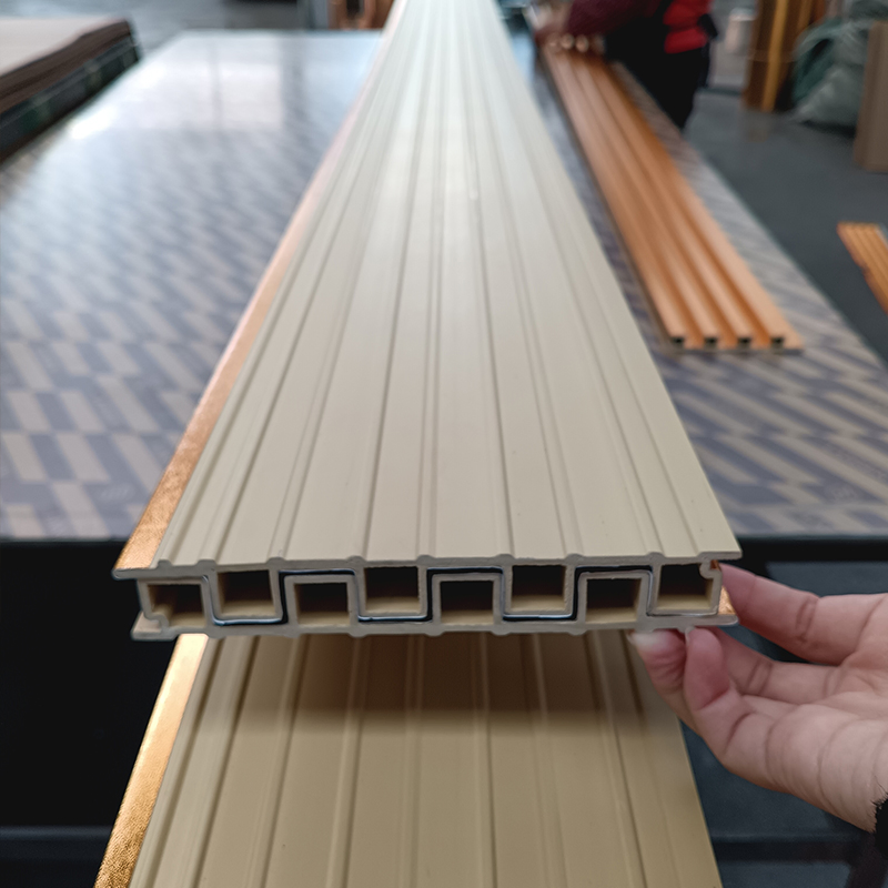 3D Fluted Wall Panel Bamboo Fiber Composite Decorative Wall Plate