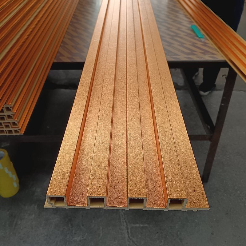 3D Fluted Wall Panel Bamboo Fiber Composite Decorative Wall Plate