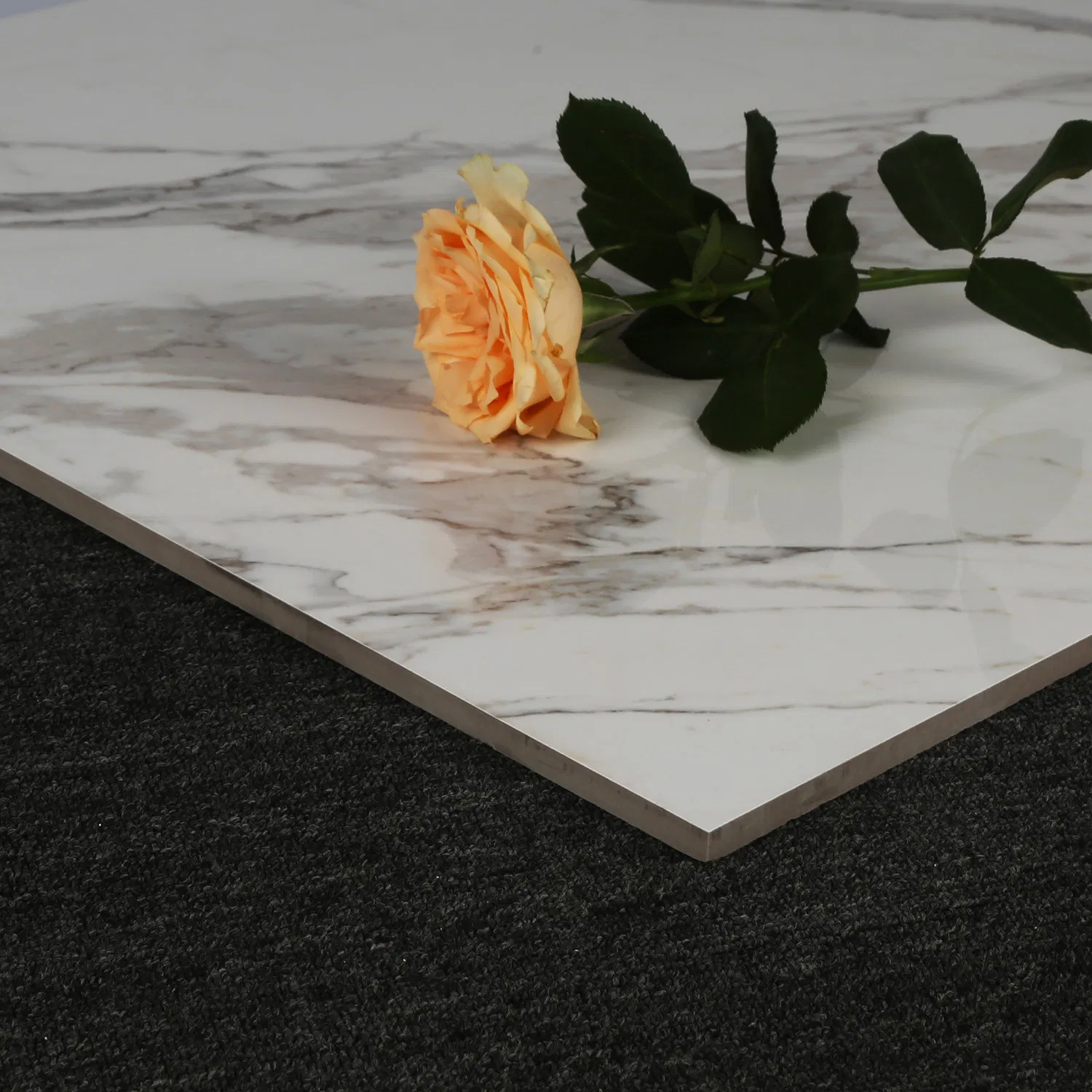 Anti-Skid Antique Glazed Light Yellow Matte 20mm Thick Ceramic Tile