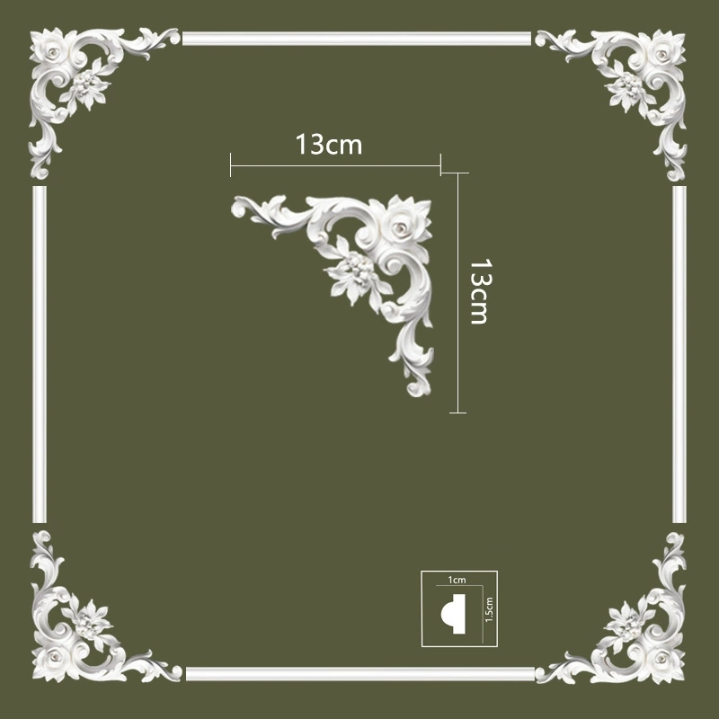 Manufacturers Direct Sales of New Products Deep Relief Polyurethane Cornice Mold Ceiling Decoration