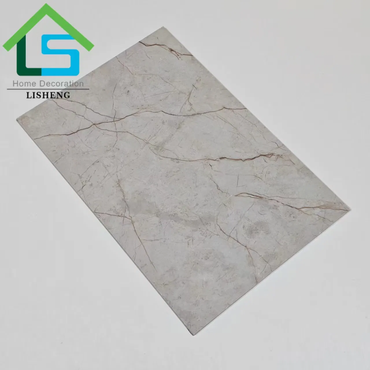 Hot Sales Artificial PVC Durable UV Coating Marble Decorative Plate for Interior Wall Cladding Decor