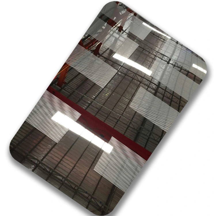 AISI 201 304 1219X2438 Mirror Etched Gold Titanium Coated Decorative Stainless Steel Plate Supplier for Elevator Wall Panels