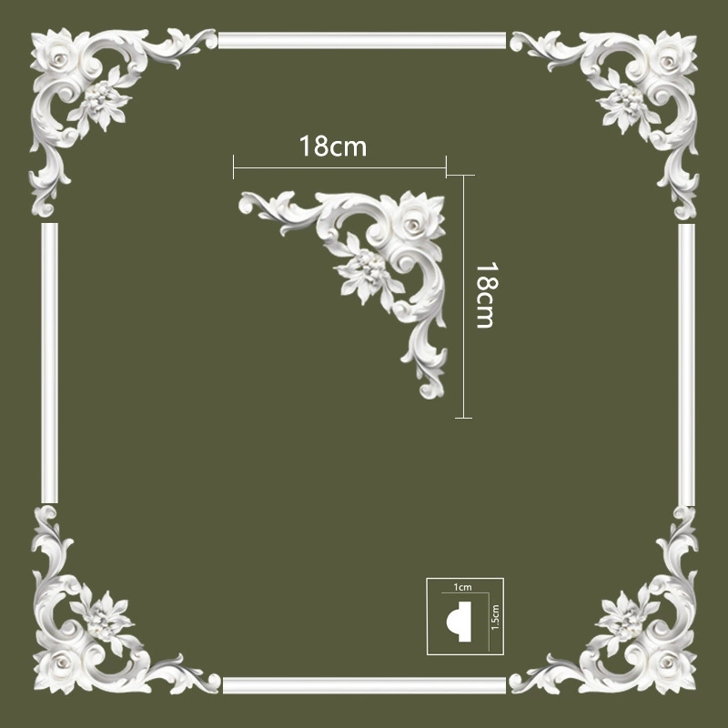 Manufacturers Direct Sales of New Products Deep Relief Polyurethane Cornice Mold Ceiling Decoration