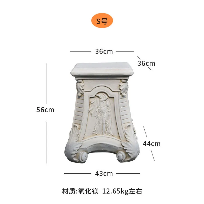 Roman Flower Pot View 6