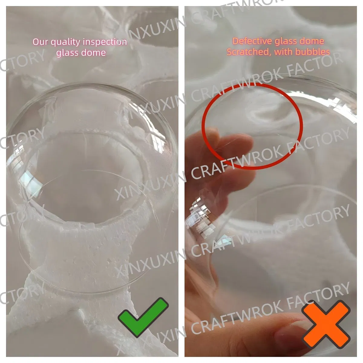 Stylish Glass Dome with Base for Preserved Flower Displays