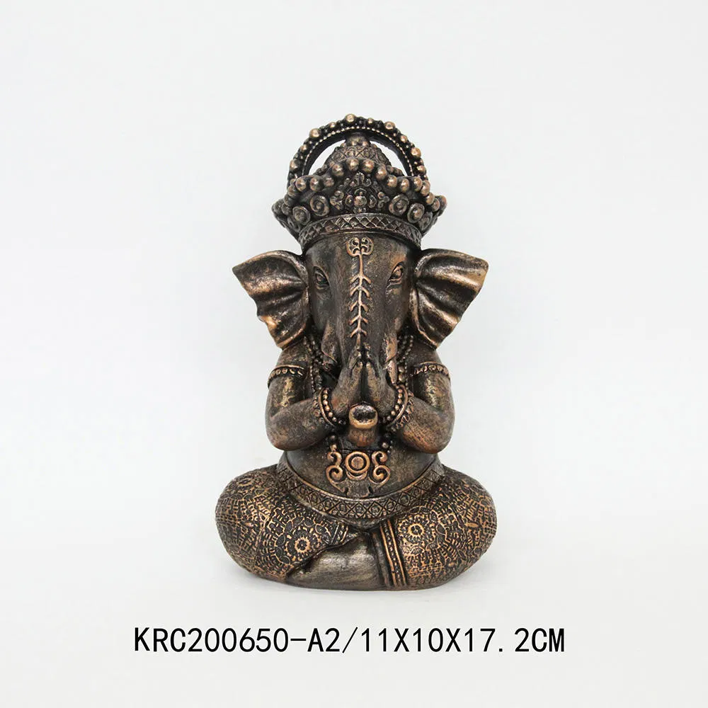 Wholesale Creative Resin Buddha Statue Religious Home Decoration Ornaments Zen Home Decorations Yoga Ganesha Statue Hindu God