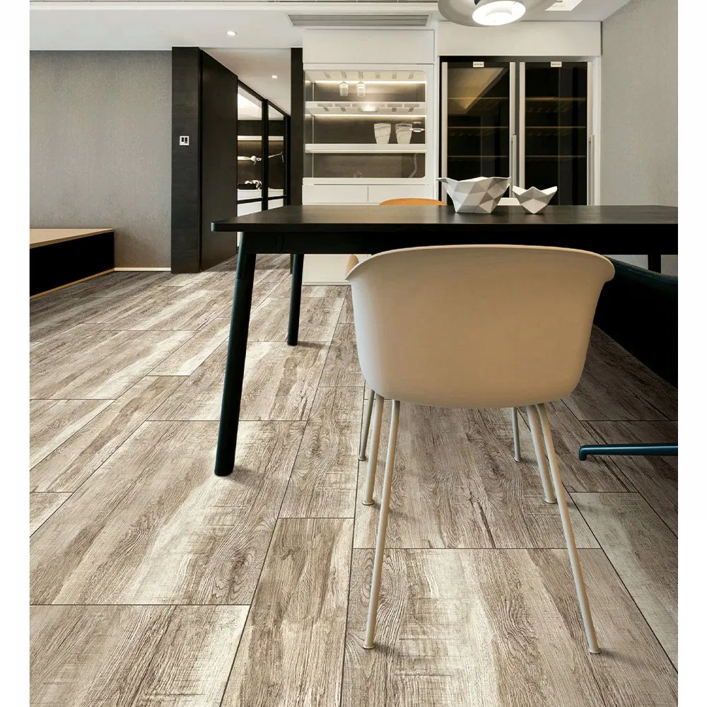 Full Body Ceramic Wood Grain Antique Matte Anti-Slip Floor Tiles