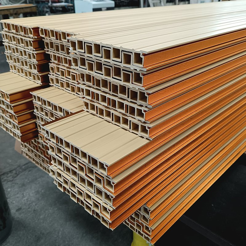 3D Fluted Wall Panel Bamboo Fiber Composite Decorative Wall Plate