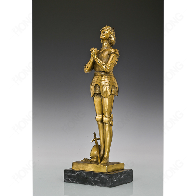 Joan of Arc Bronze Warrior Statue Art and Collection