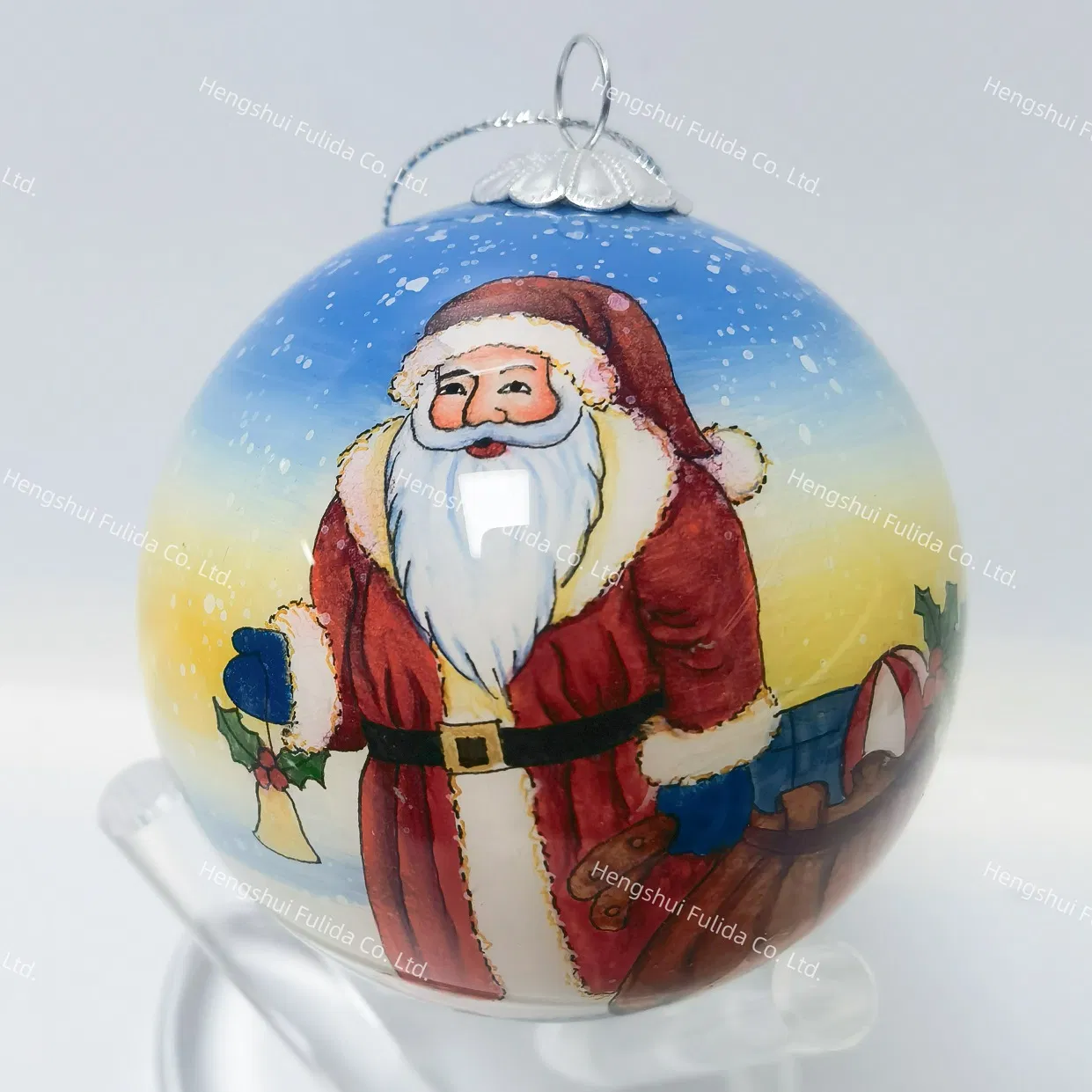 Factory Sale Glass Christmas Ball Xmas Ball Christmas Ornament Christmas Bauble with Inside Hand Painting for Christmas Tree Decoration Christmas Gifts