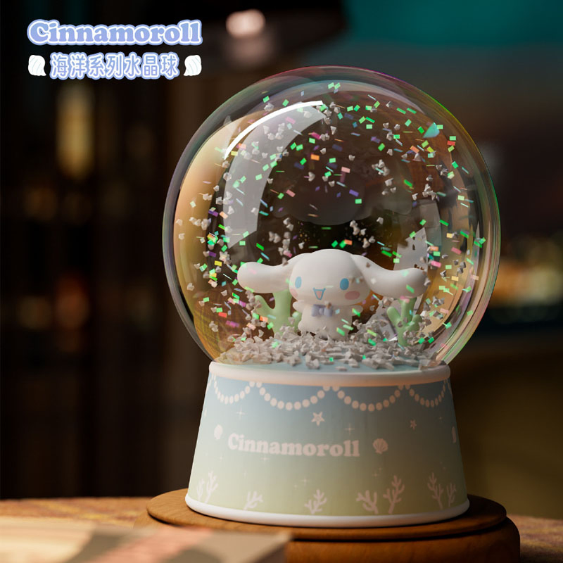 Sanrio Series Ocean Desktop Decorative Items Creative Crystal Ball Ornament (CFHG25017)