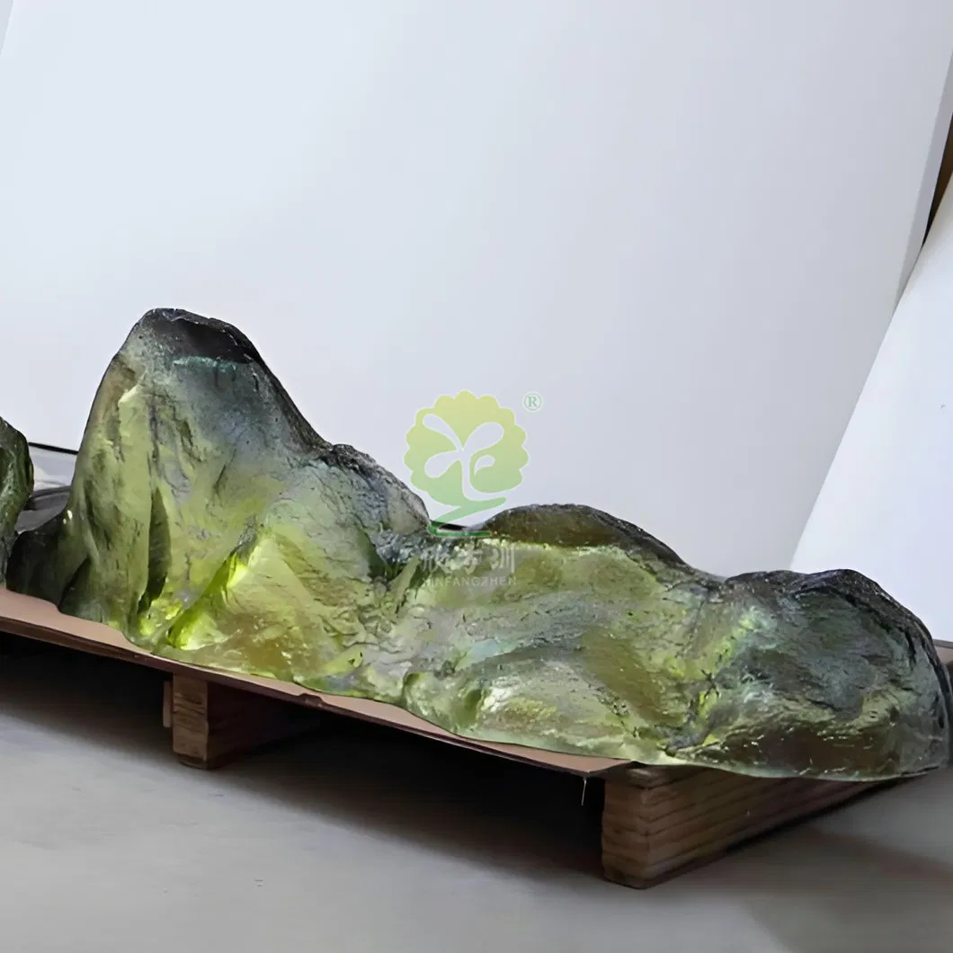 Platinum Crystal Transparent Resin Rockery Sculptures, Soft Furnishings, Home Decorations and Ornaments