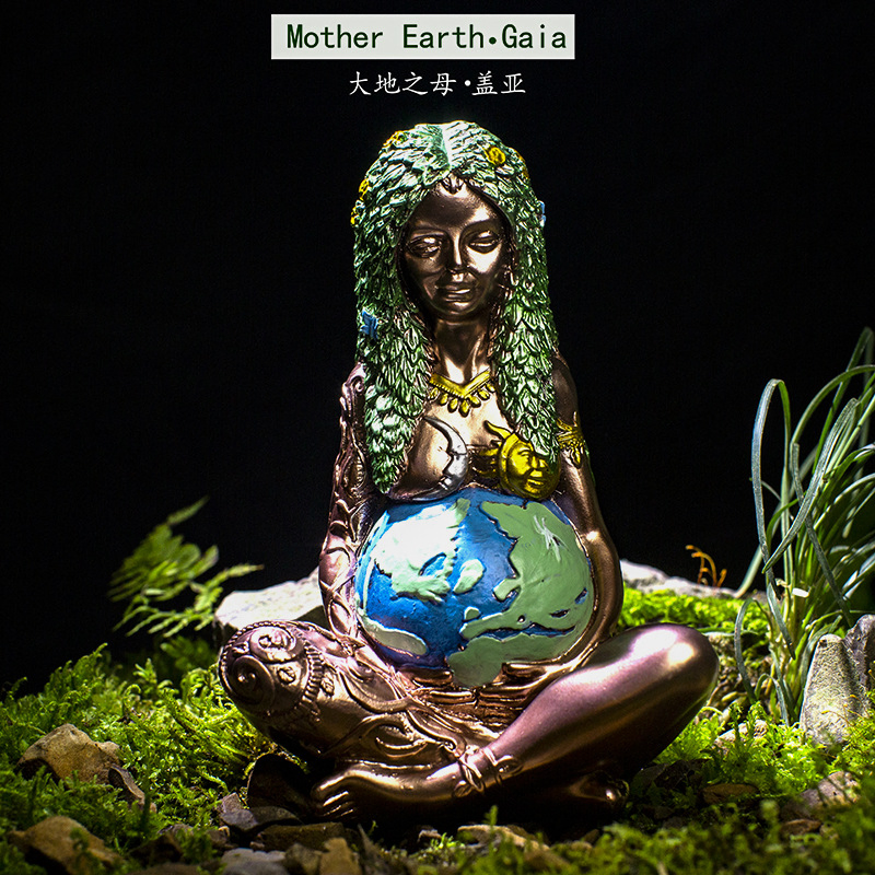 6inch 15cm Personalized Mother Earth Ornament Desktop Decoration Resin Crafts Gaia