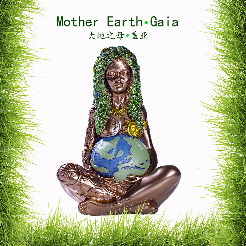 6inch 15cm Personalized Mother Earth Ornament Desktop Decoration Resin Crafts Gaia