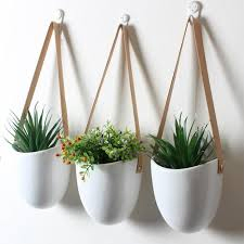 Classical White Decor Wall Hanging Freestanding Flower Pot