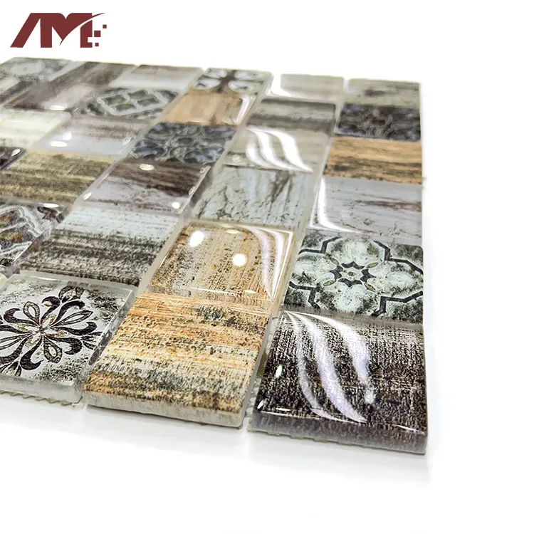 Glass Crystal Mosaic Tile Detail 4