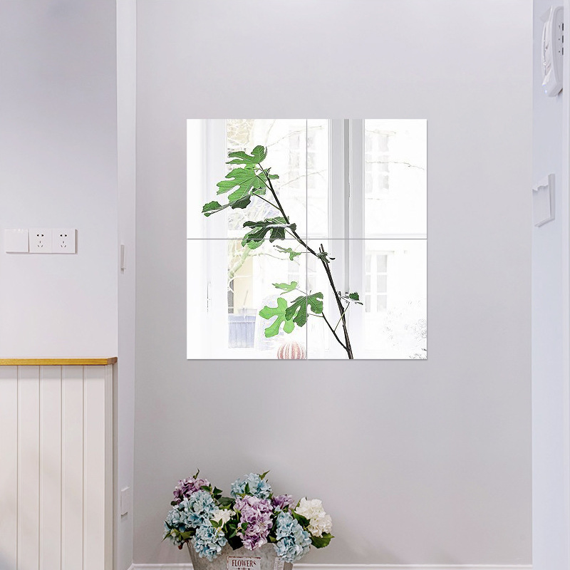 Irregular Creative Acrylic Rectangle Oval Mirror Self-Adhesive Wall Decor