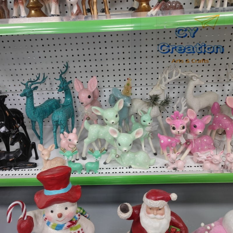 High Quality Home Decoration Craft Deer Statue Resin Sika Deer Christmas Elk Decoration