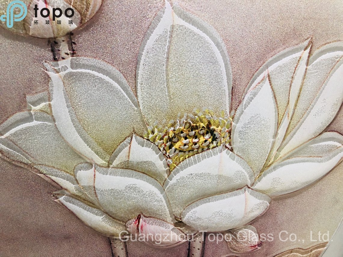 Decorative Glass Painting for Bedroom Decor (MR-YB6-2013)