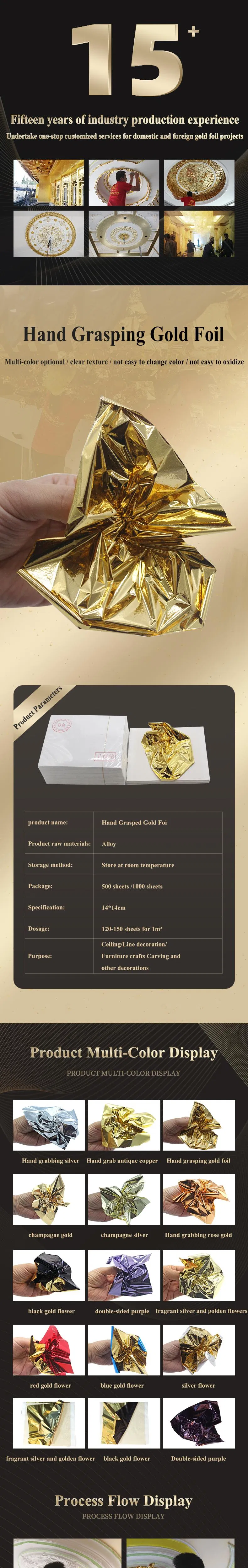 Gold Leaf Sheet Display