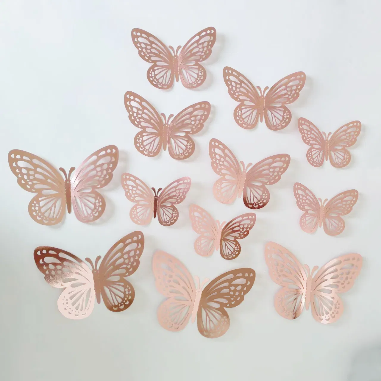 Acrylic Mirror Sticker Butterfly Wall Decor 3D Self-Adhesive Mirror Room Decoration
