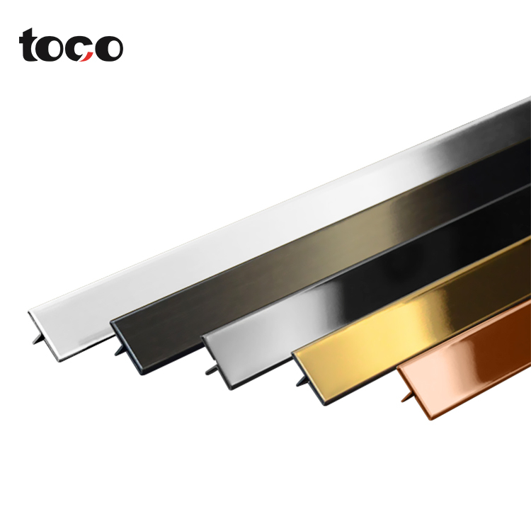 Antique Wall Decoration Furniture Metal Profiles Strips Stainless Steel Ceramic Tile Trim