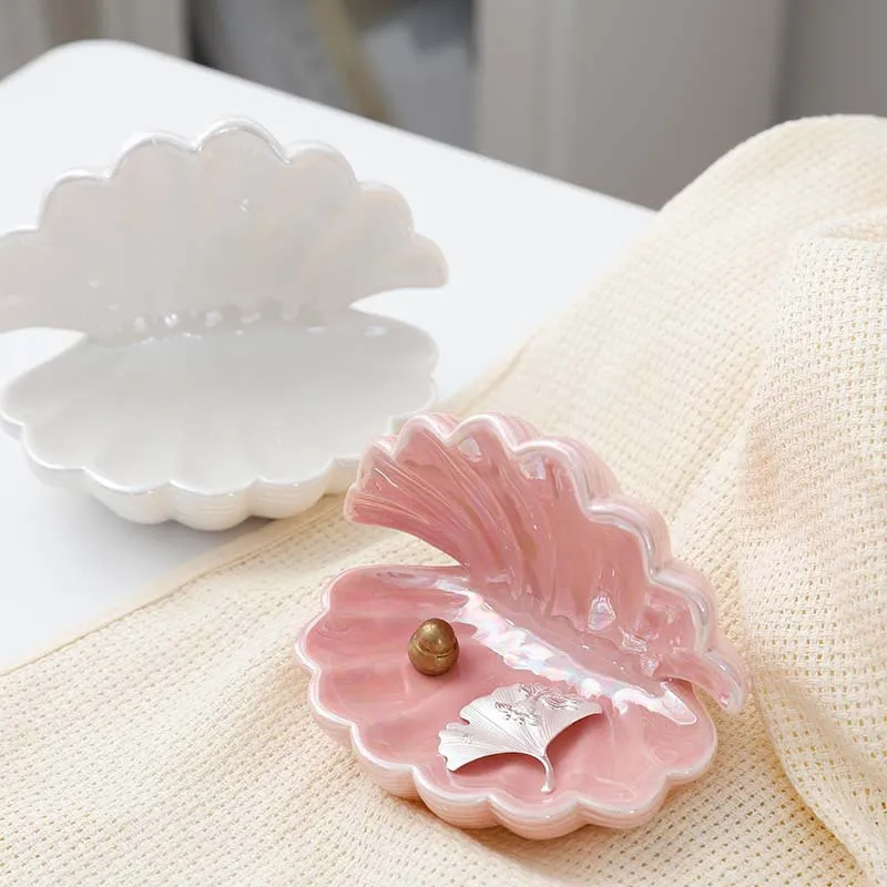 Ceramic Shell Jewelry Tray 1