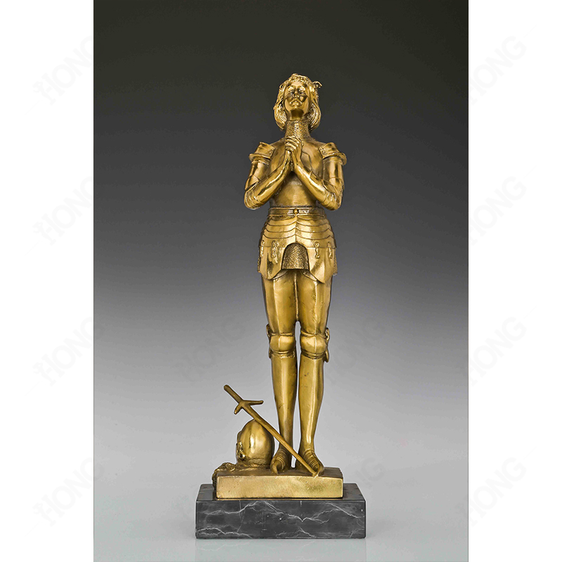 Joan of Arc Bronze Warrior Statue Art and Collection