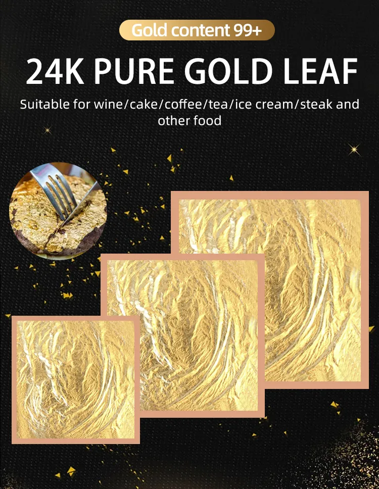 24K Edible Gold Leaf
