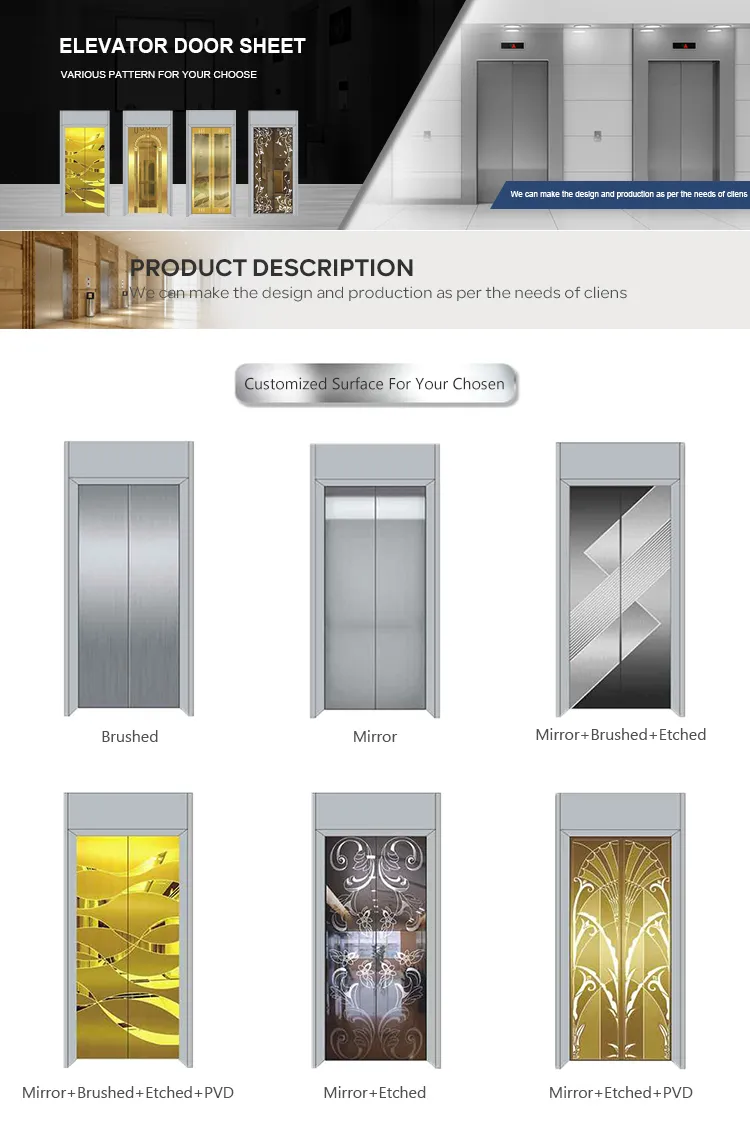 Elevator Stainless Steel Sheet
