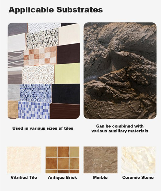 Provides Excellent Water Resistance Ceramic Tile Back Glue 5kg for Vitrified Tile, Marble, Antique Brick