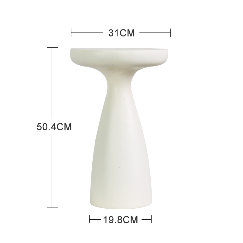 Wabi-Sabi Minimalist Round Flower Pot Stand for Modern Spaces