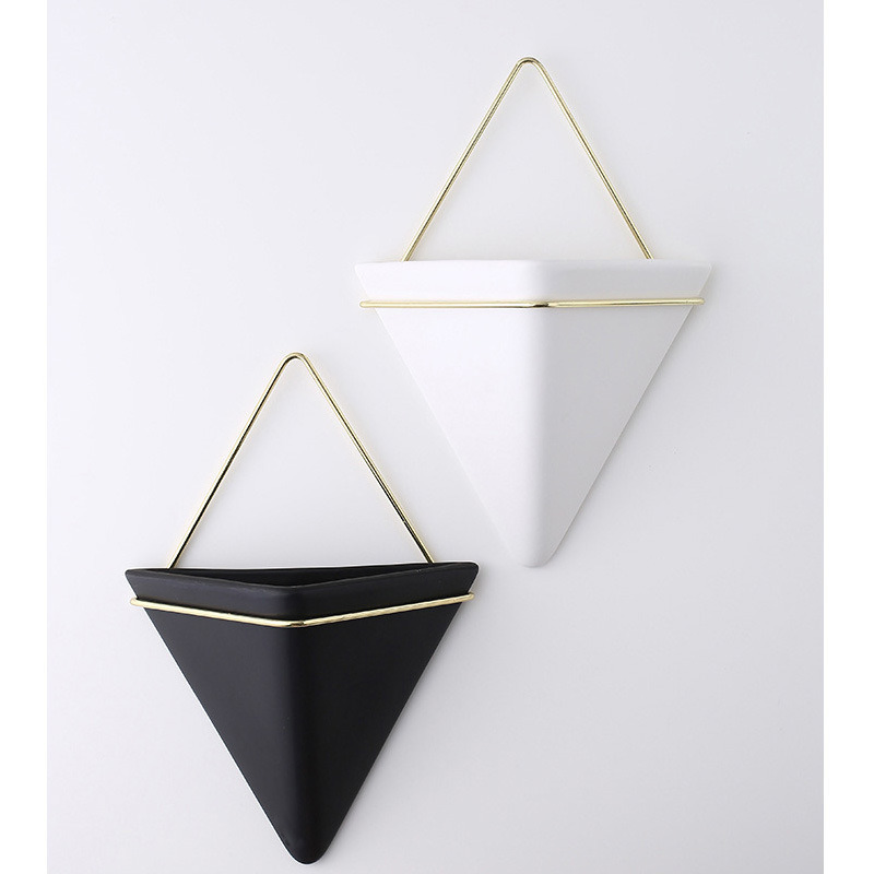 Wall Decor Triangle Wall Planter Geometric Planter Hanging Plant Hanger Succulent Planter Wall Planter Indoor Bl11931