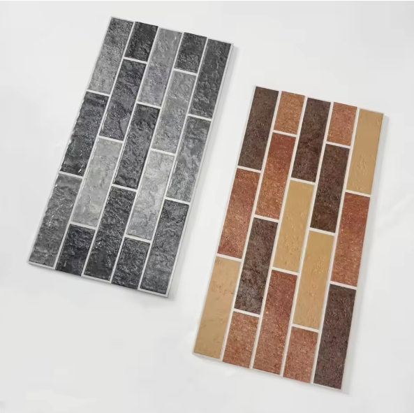 Exterior Wall Bricks 3D Concave Convex 300X600mm Ceramic Tile Antique Wall Villa House Outdoor Tiles for Wall