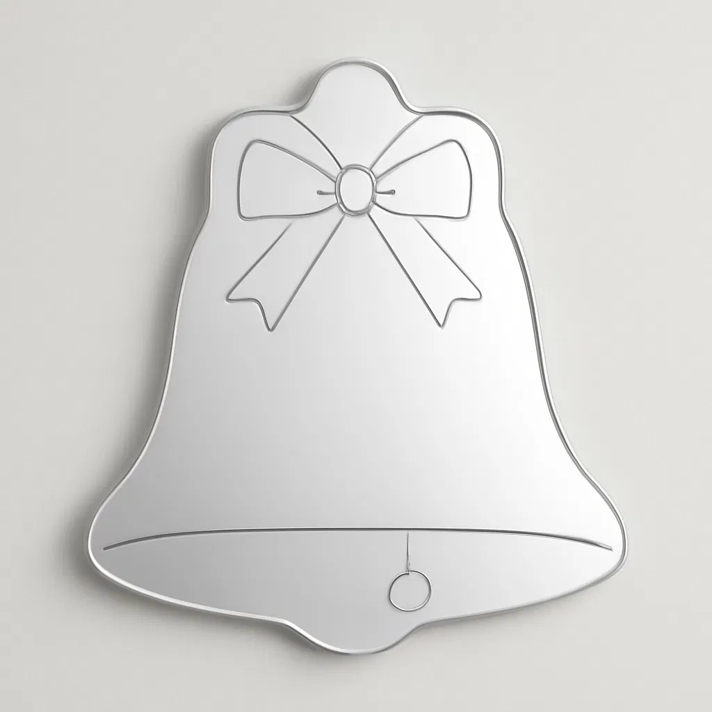 Customized 3D Christmas Themed Acrylic Mirror Wall for Modern Room Decoration