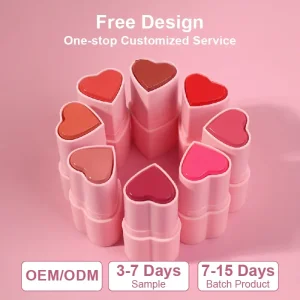 OEM Heart Shape Organic Cream Blush Stick