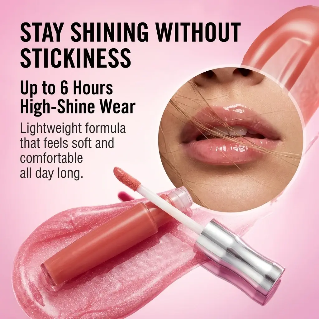 OEM Luminous High Shine Glitter Gloss OEM Supplier, Manufacturer