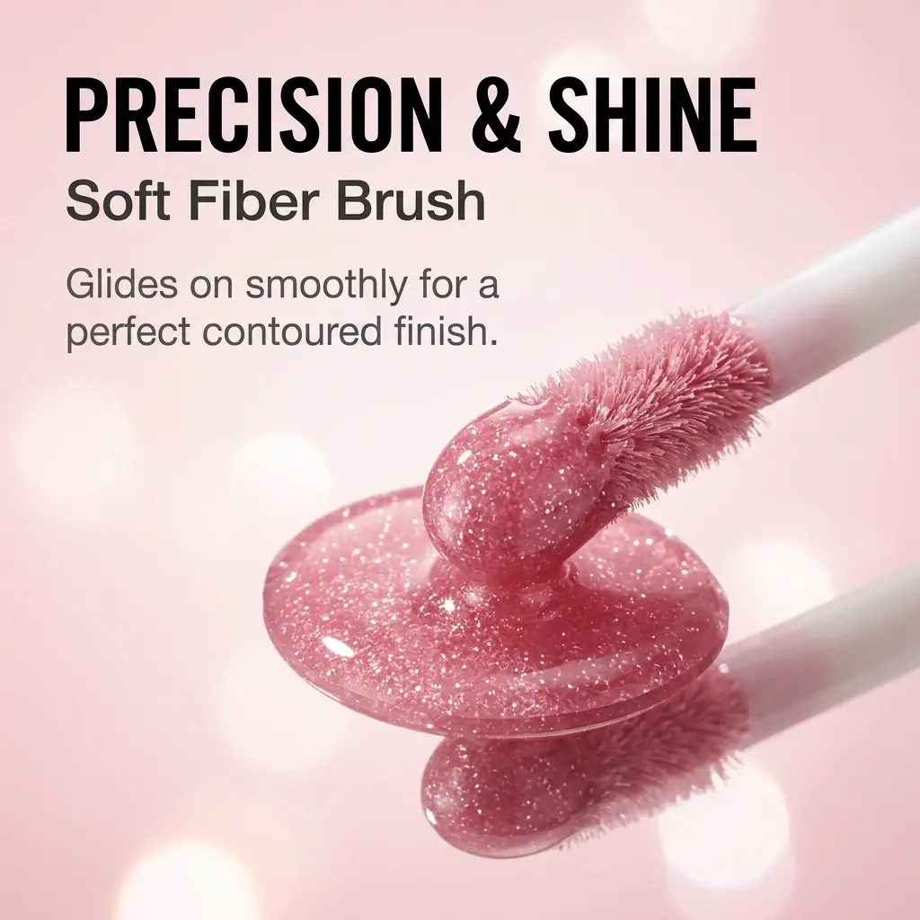 OEM Luminous High Shine Glitter Gloss OEM Supplier, Manufacturer