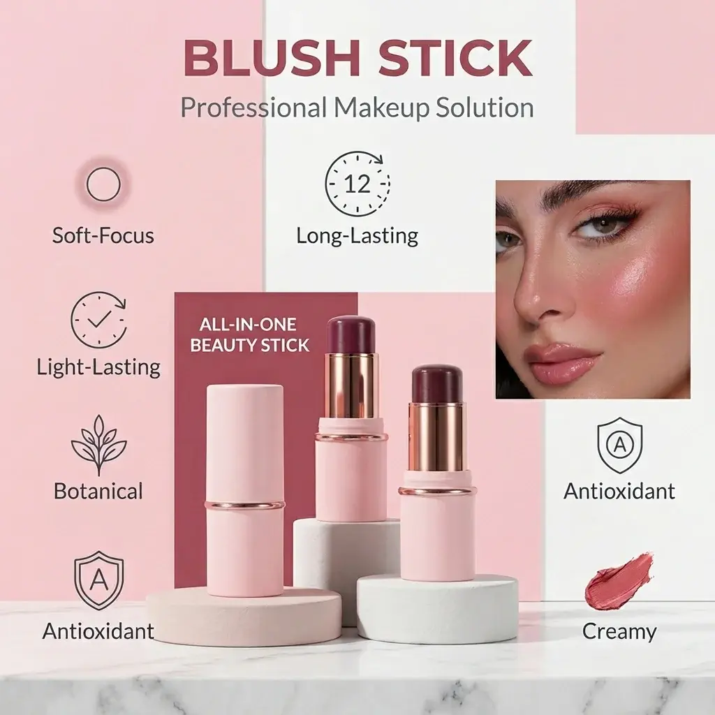 Custom 11 Color Stick Blush Private Label OEM Manufacturers, Manufacturer