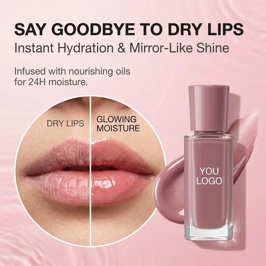 ODM Crystal Hydrating Lip Gloss OEM Suppliers, Manufacturer